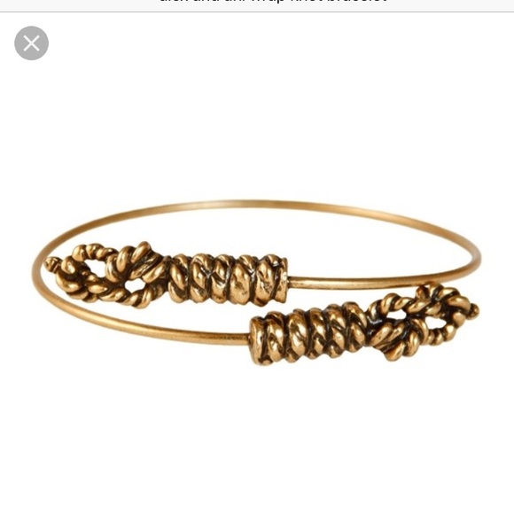 Alex & Ani Rope Wrap Gold Bangle - Picture 4 of 4